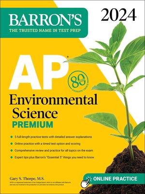 cover image of AP Environmental Science Premium, 2024
